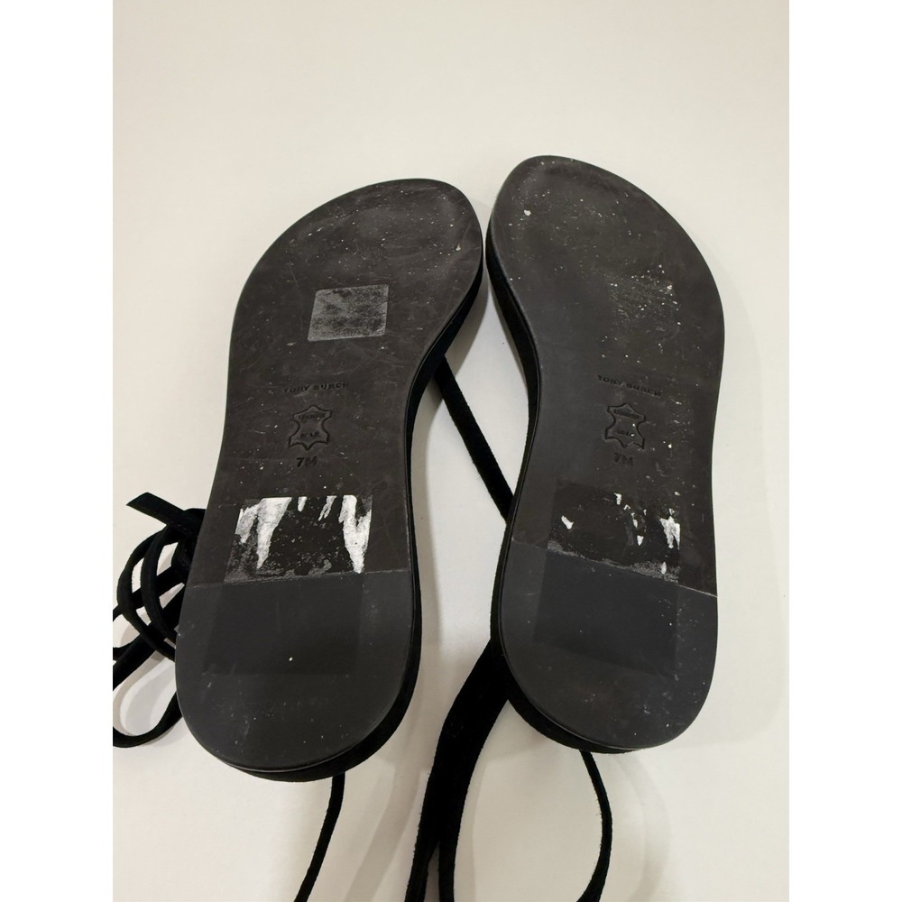 Tory Burch CAPRI ANKLE WRAP SANDAL SIZE 7M - Picture 10 of 11